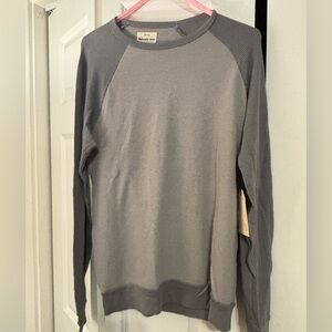 Splendid Men's Two-Tone Gray Crewneck Sweater NWT M